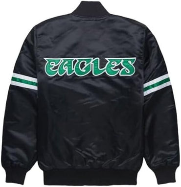 Unique Men's Philadelphia Varsity Style Letterman Bomber Jacket - Eagles Windproof Bomber Jacket For Men