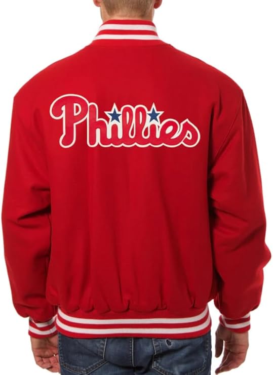 Philadelphia Phillies letterman varsity jacket- baseball bomber jacket for unisex