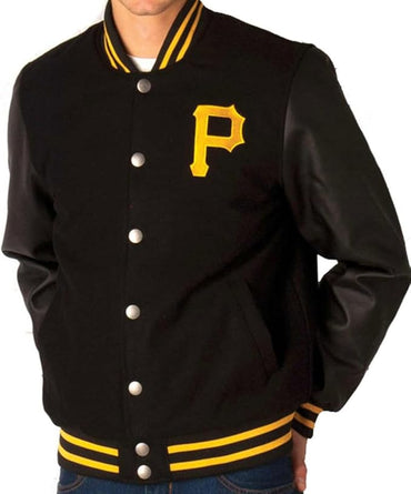 Men’s Pittsburg bomber varsity jacket baseball pirate letterman varsity jacket for men’s