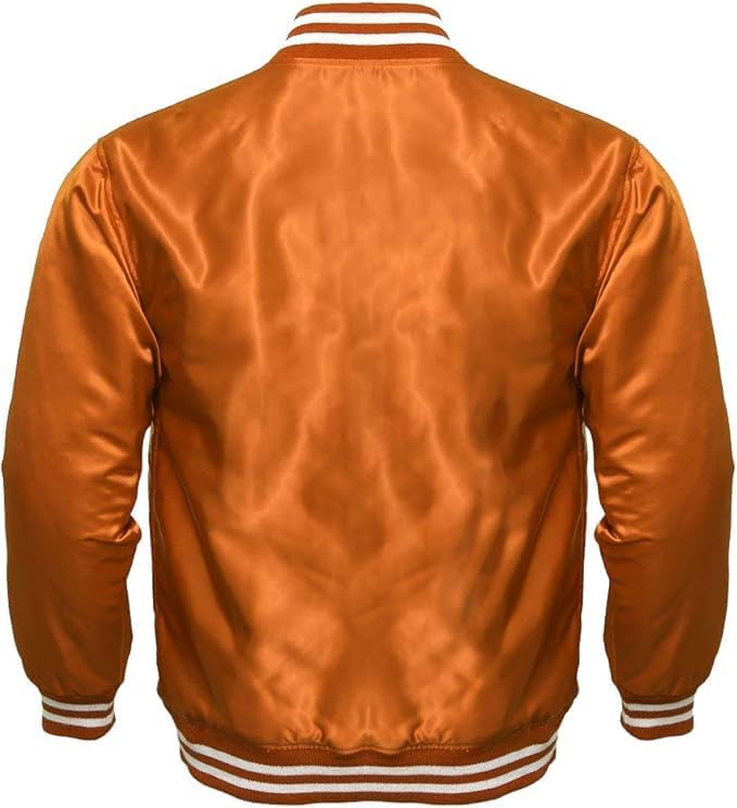 New Letterman Baseball jacket college sports wear Bomber lightweight Satin Varsity Jacket