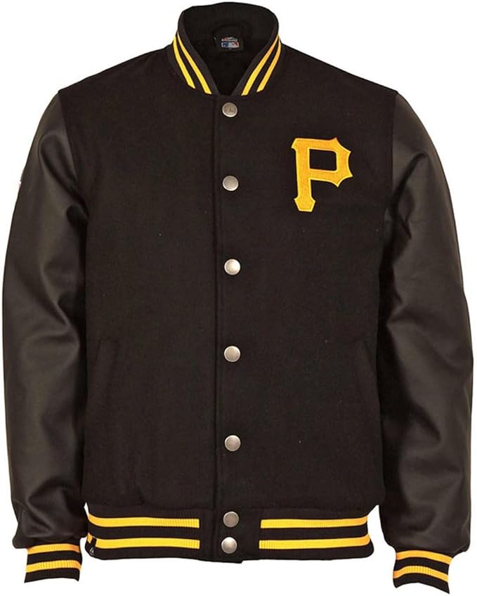 Men’s Pittsburg bomber varsity jacket baseball pirate letterman varsity jacket for men’s